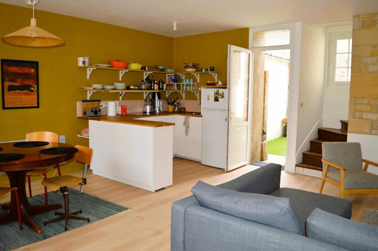 La Courette, Maison Avec Cour Proche Plage Graye-sur-Mer Bagian luar foto