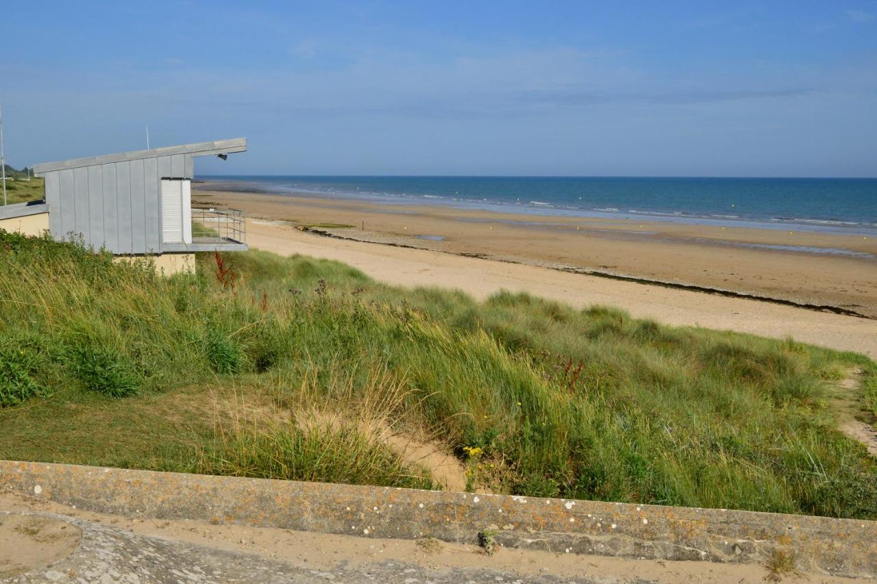 La Courette, Maison Avec Cour Proche Plage Graye-sur-Mer Bagian luar foto